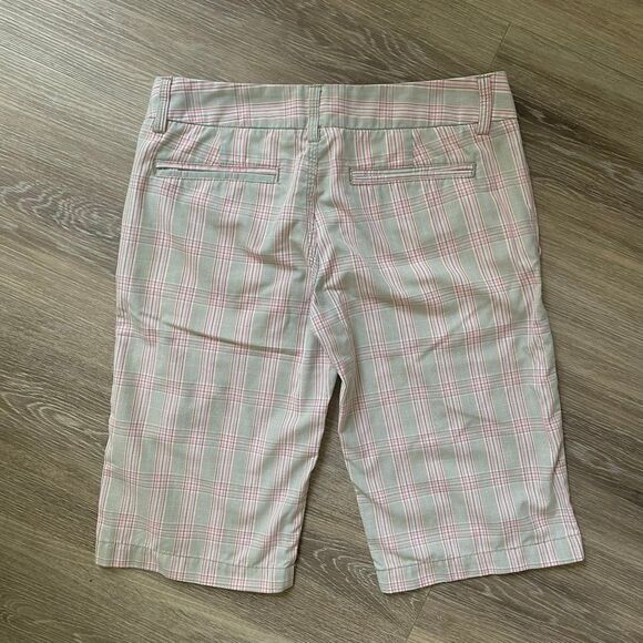 Volcom pink plaid bermuda shorts - Picture 3 of 12